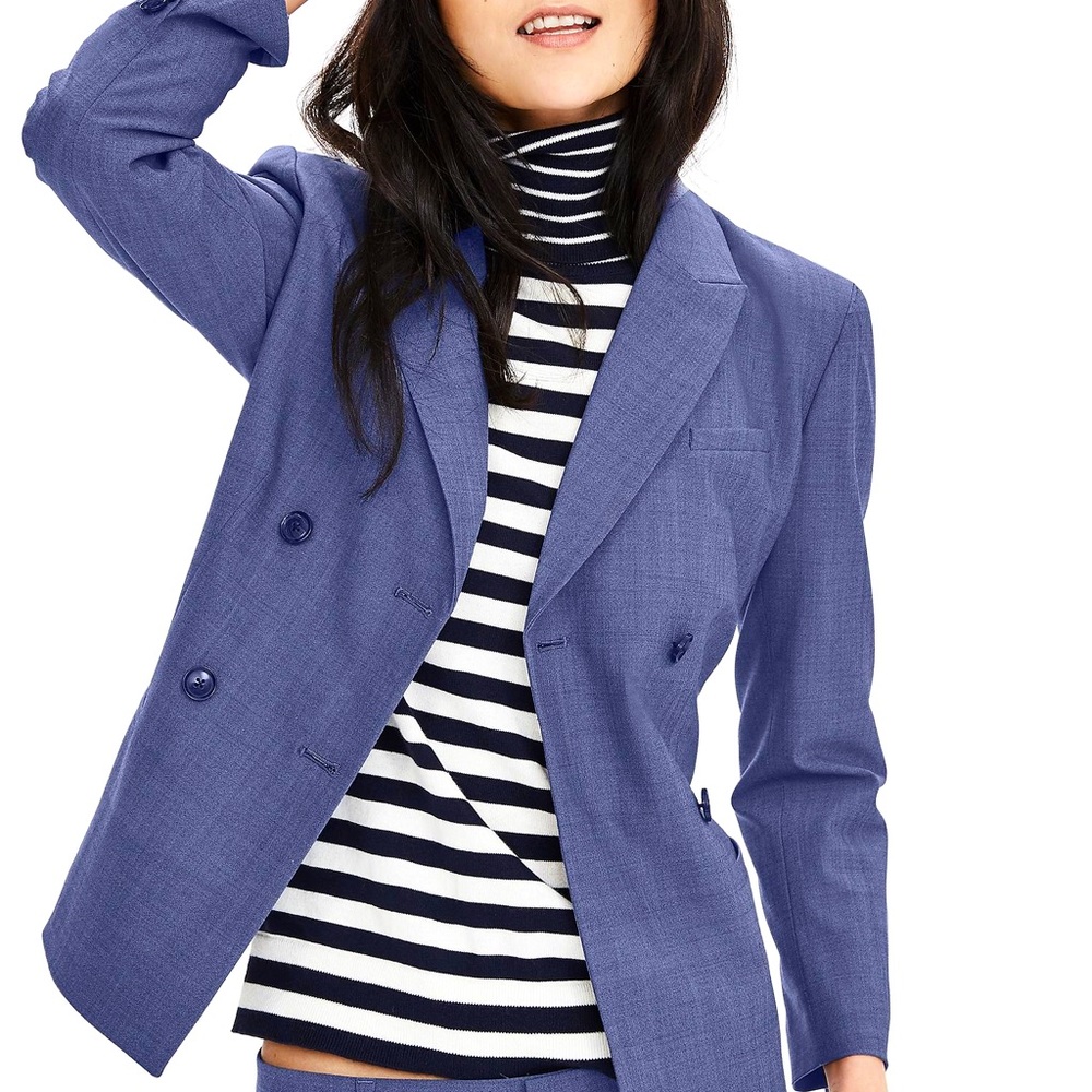 New NWT Size 0 Banana Republic Light Blue Blazer